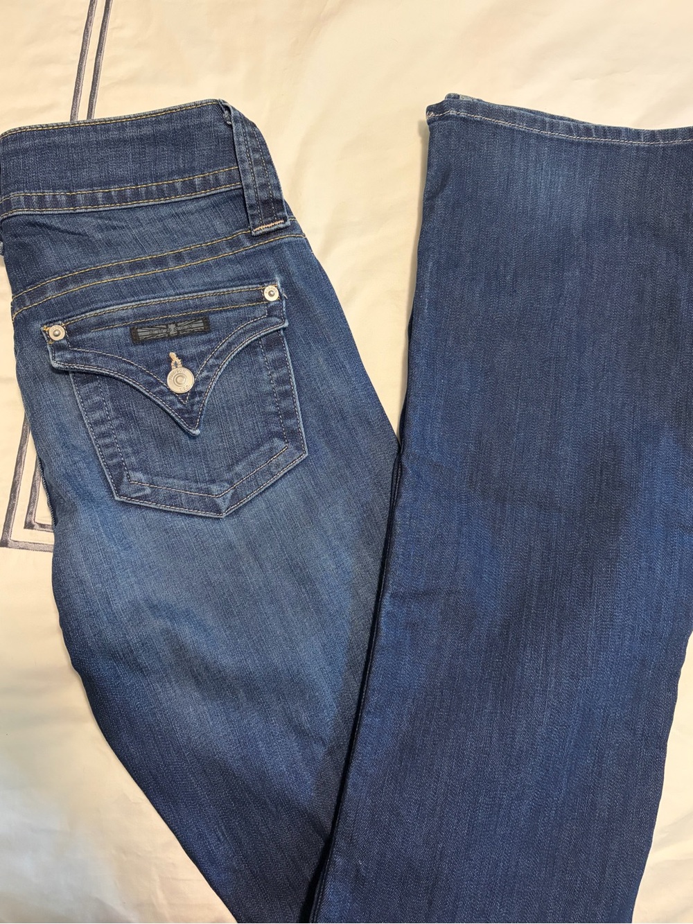 Hudson Jeans Women's Boot Cut Dark Blue Denim